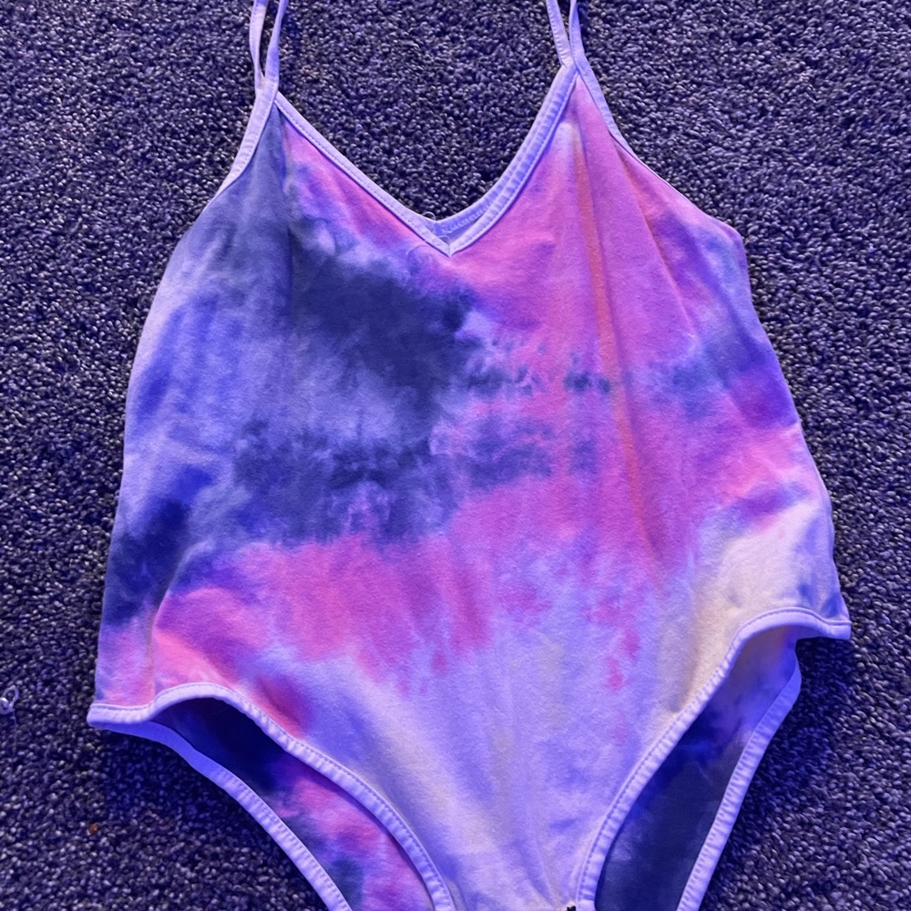 Tie dye body suit